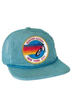 Trucker Hats | Trucker Hats | Aviator Nation SIGNATURE NEW YORK CITY - VINTAGE CORDUROY MESH TRUCKER VINTAGECORDUROYMESHTRUCKER