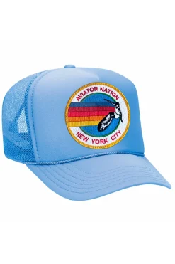 Trucker Hats | Trucker Hats | Aviator Nation SIGNATURE NEW YORK CITY - VINTAGE LOW RISE TRUCKER VINTAGELOWRISETRUCKER