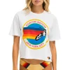 Boyfriend Tees | Aviator Nation SIGNATURE NEW YORK CITY BOYFRIEND TEE - WHITE