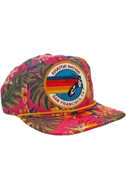 Trucker Hats | Trucker Hats | Aviator Nation SIGNATURE SAN FRANCISCO VINTAGE SAFARI TWILL LOW RISE TRUCKER VINTAGESAFARITWILLLOWRISETRUCKERHATSAviatorNationNAVY