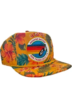Trucker Hats | Trucker Hats | Aviator Nation SIGNATURE SAN FRANCISCO VINTAGE SAFARI TWILL LOW RISE TRUCKER VINTAGESAFARITWILLLOWRISETRUCKERHATSAviatorNationNAVY