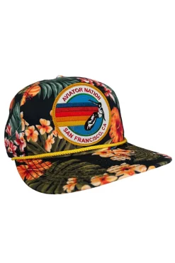 Trucker Hats | Trucker Hats | Aviator Nation SIGNATURE SAN FRANCISCO VINTAGE SAFARI TWILL LOW RISE TRUCKER VINTAGESAFARITWILLLOWRISETRUCKERHATSAviatorNationNAVY
