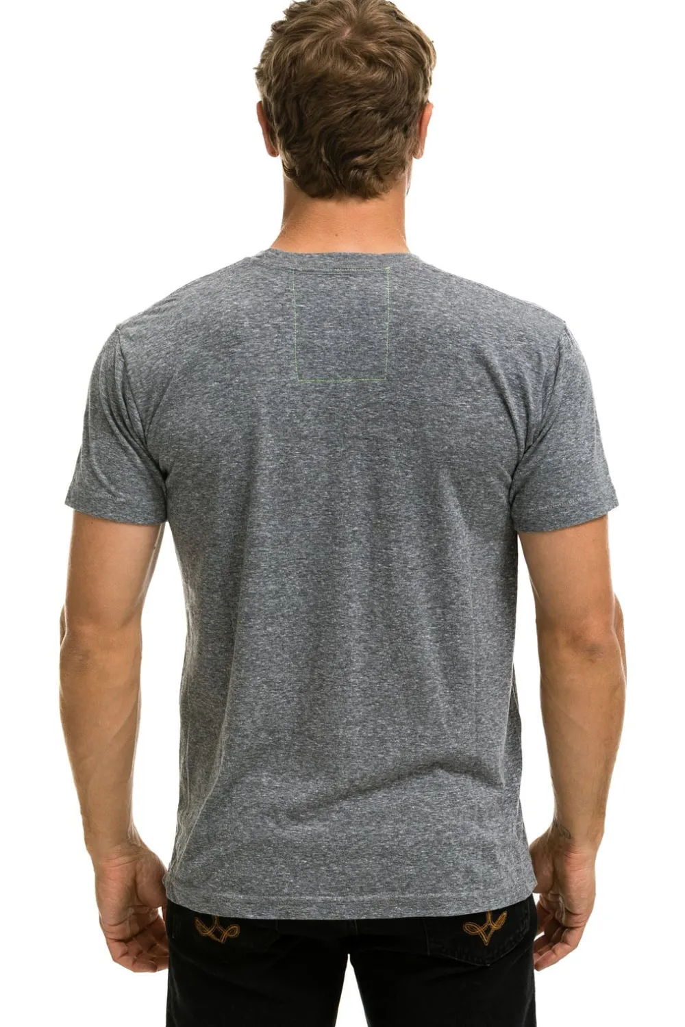 Tees | Tees | Aviator Nation SIGNATURE SMALL CIRCLE LOGO TEE - HEATHER GREY HEATHERGREY