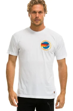 Tees | Tees | Aviator Nation SIGNATURE SMALL VENICE CIRCLE TEE - WHITE
