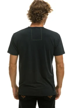 Tees | Tees | Aviator Nation SIGNATURE SMALL VENICE CIRCLE TEE - CHARCOAL