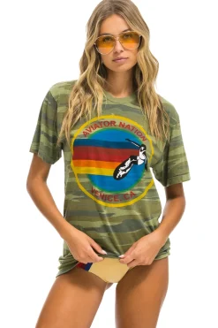 Tees | Tees | Aviator Nation SIGNATURE TEE - CAMO