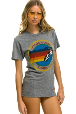 Tees | Tees | Aviator Nation SIGNATURE TEE - HEATHER GREY HEATHERGREY