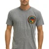 Tees | Tees | Aviator Nation SIGNATURE TEXAS SMALL LOGO TEE - HEATHER GREY HEATHERGREY