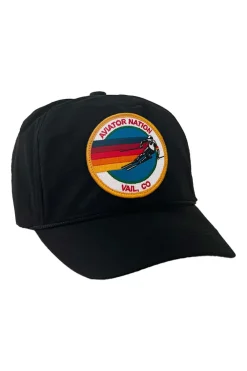Trucker Hats | Trucker Hats | Aviator Nation SIGNATURE VAIL VINTAGE NYLON TRUCKER HAT