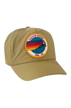 Trucker Hats | Trucker Hats | Aviator Nation SIGNATURE VAIL VINTAGE NYLON TRUCKER HAT