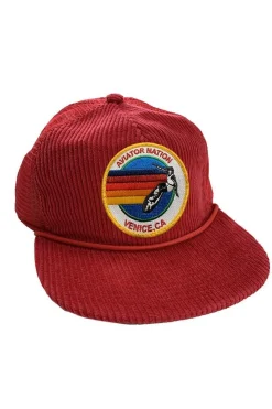 Trucker Hats | Trucker Hats | Aviator Nation SIGNATURE VENICE - VINTAGE CORDUROY MESH TRUCKER HAT VINTAGECORDUROYMESHTRUCKERHAT