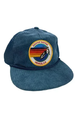 Trucker Hats | Trucker Hats | Aviator Nation SIGNATURE VENICE - VINTAGE CORDUROY MESH TRUCKER HAT VINTAGECORDUROYMESHTRUCKERHAT