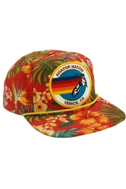Trucker Hats | Trucker Hats | Aviator Nation SIGNATURE VENICE VINTAGE SAFARI TWILL LOW-RISE TRUCKER