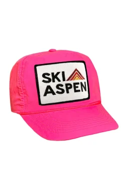Trucker Hats | Trucker Hats | Aviator Nation SKI ASPEN - VINTAGE NYLON TRUCKER HAT VINTAGENYLONTRUCKERHAT
