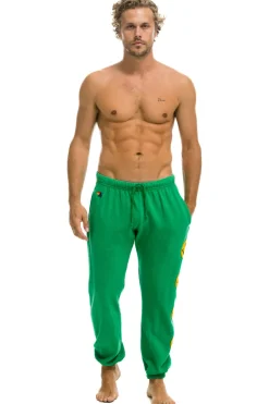 Sweatpants | Aviator Nation SMILEY 2 MENS SWEATPANTS - KELLY GREEN KELLYGREEN