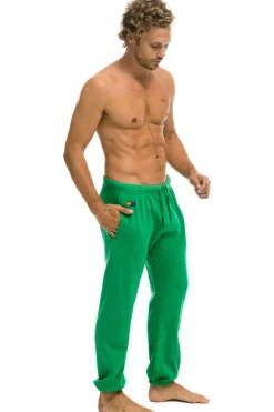Sweatpants | Aviator Nation SMILEY 2 MENS SWEATPANTS - KELLY GREEN KELLYGREEN