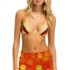 Shorts | Aviator Nation SMILEY BINGO WOMENS LOUNGER SHORT - RED