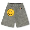 Kid's Shorts | Aviator Nation SMILEY KIDS SWEATSHORTS - HEATHER GREY HEATHERGREY