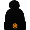 Beanies | Beanie | Aviator Nation SMILEY POM POM RIB BEANIE