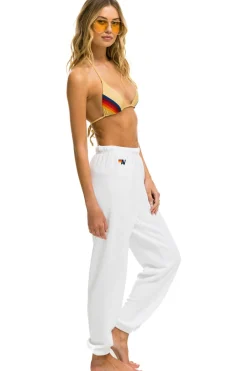 Sweatpants | Aviator Nation SMILEY SUNSET SWEATPANTS - WHITE