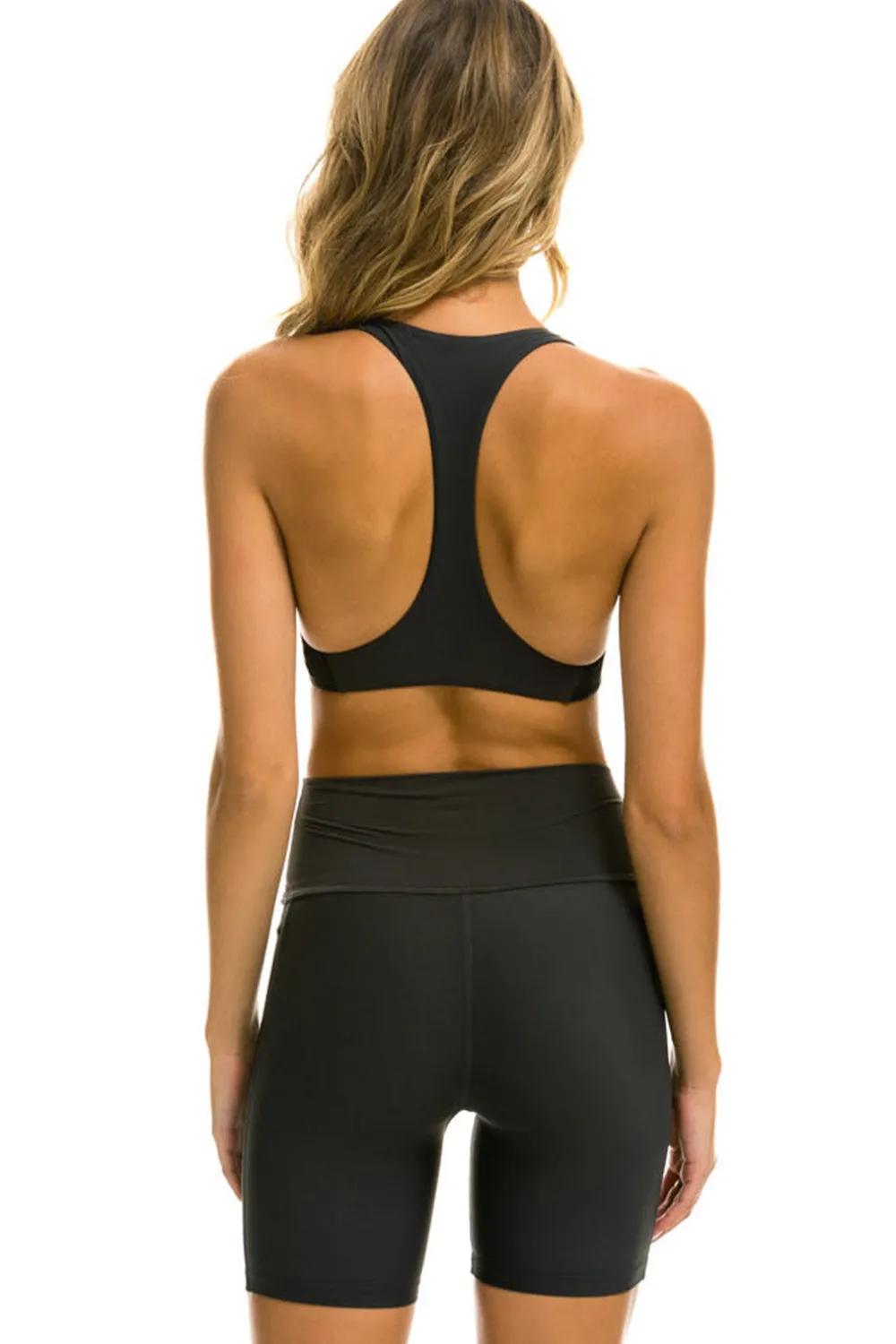Activewear | Activewear | Aviator Nation SPEED 6IN HI-RISE BIKER SHORT - TITANIUM