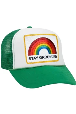 Trucker Hats | Trucker Hats | Aviator Nation STAY GROUNDED TRUCKER HAT {{threshold-message}}