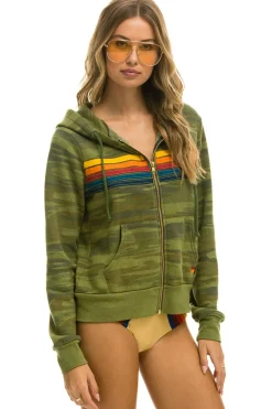Hoodies | Hoodies | Aviator Nation 5 STRIPE HOODIE - CAMO