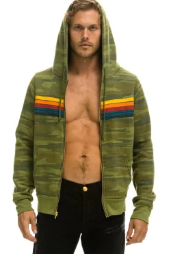 Hoodies | Hoodies | Aviator Nation 5 STRIPE HOODIE - CAMO