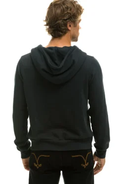 Hoodies | Hoodies | Aviator Nation 5 STRIPE HOODIE - CHARCOAL // GREY STRIPES CHARCOAL//GREYSTRIPES