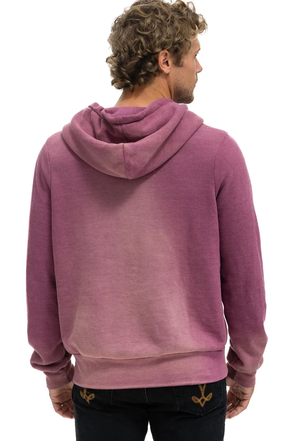 Hoodies | Hoodies | Aviator Nation 5 STRIPE HOODIE - FADED BERRY FADEDBERRY