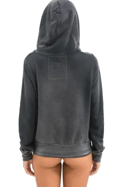 Hoodies | Hoodies | Aviator Nation 5 STRIPE HOODIE - FADED SMOKE FADEDSMOKE