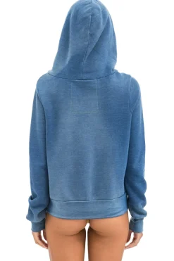 Hoodies | Hoodies | Aviator Nation 5 STRIPE HOODIE - FADED WATER FADEDWATER