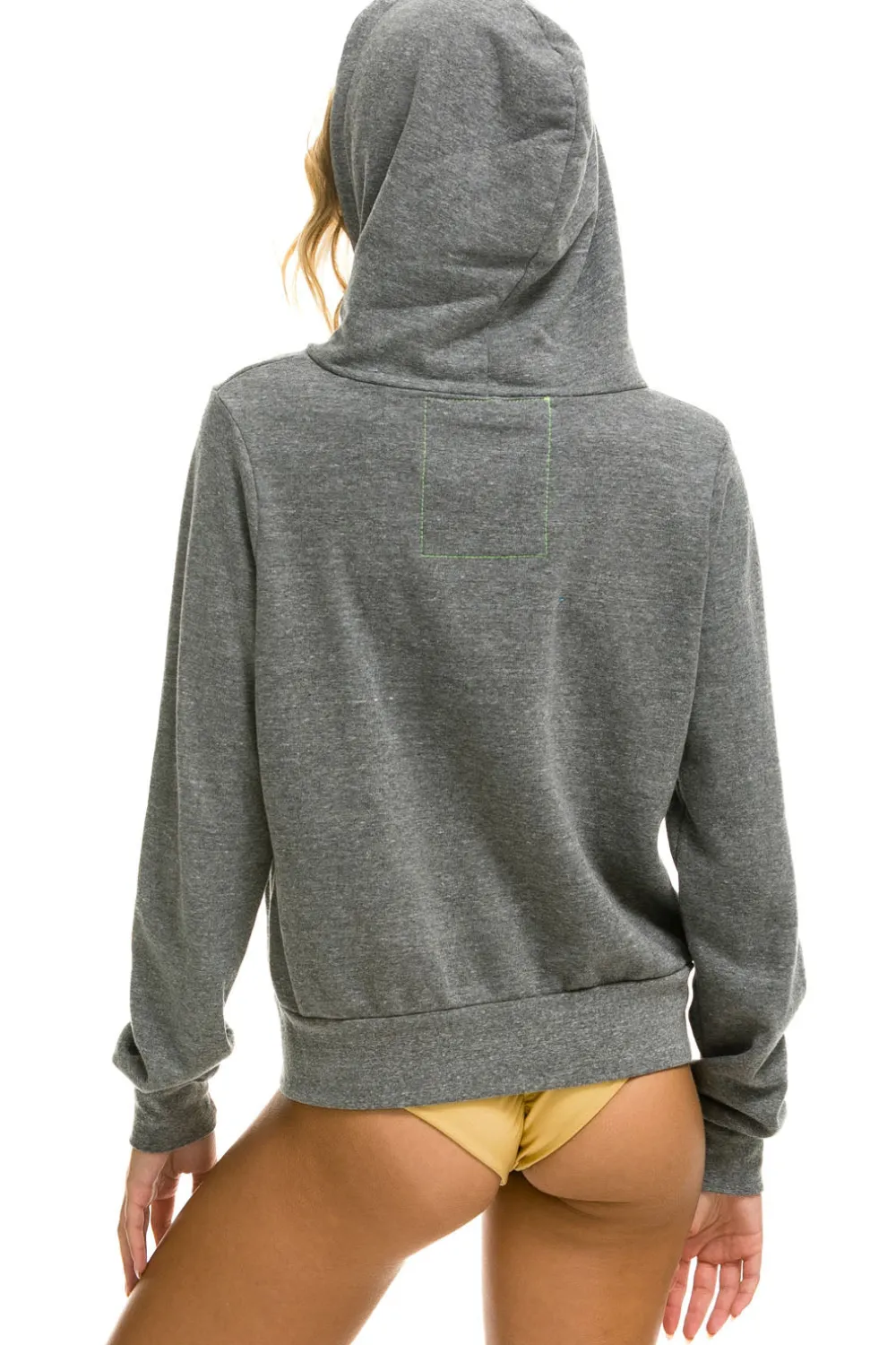 Hoodies | Hoodies | Aviator Nation 5 STRIPE HOODIE - HEATHER GREY // BLUE HEATHERGREY//BLUE
