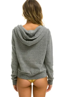 Hoodies | Hoodies | Aviator Nation 5 STRIPE HOODIE - HEATHER GREY HEATHERGREY