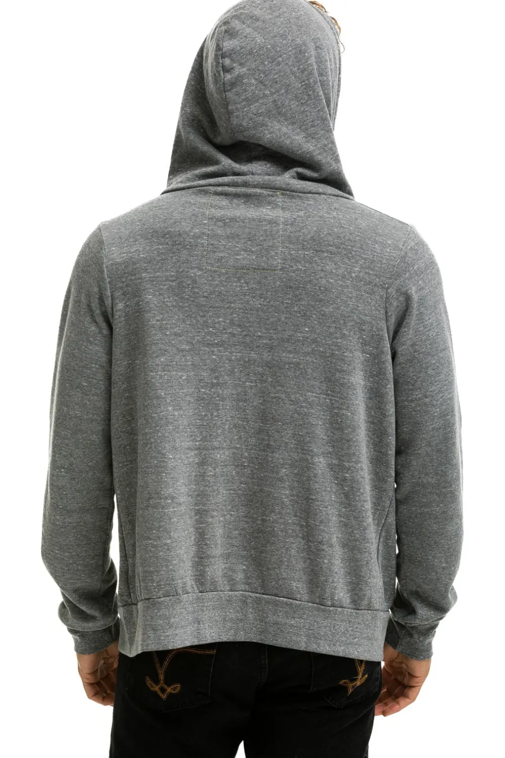 Hoodies | Hoodies | Aviator Nation 5 STRIPE HOODIE - HEATHER GREY // NEON RAINBOW HEATHERGREY//NEONRAINBOW