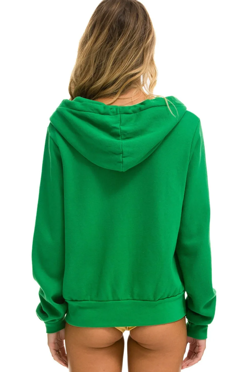 Hoodies | Hoodies | Aviator Nation 5 STRIPE HOODIE - KELLY GREEN // NEON PINK // YELLOW KELLYGREEN//NEONPINK//YELLOW