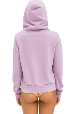 Hoodies | Hoodies | Aviator Nation 5 STRIPE HOODIE - MAUVE // PINK // GREEN MAUVE//PINK//GREEN