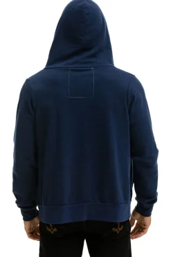 Hoodies | Hoodies | Aviator Nation 5 STRIPE HOODIE - NAVY // BLUE NAVY//BLUE