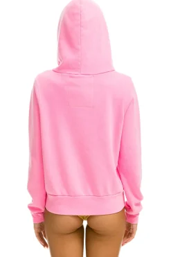 Hoodies | Hoodies | Aviator Nation 5 STRIPE HOODIE - NEON PINK NEONPINK