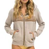 Hoodies | Hoodies | Aviator Nation 5 STRIPE HOODIE - SAND // TAN SAND//TAN