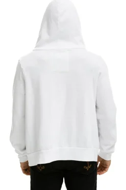 Hoodies | Hoodies | Aviator Nation 5 STRIPE HOODIE - WHITE