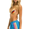 Shorts | Aviator Nation 5 STRIPE JOGGER SHORTS - OCEAN // NEON PINK YELLOW OCEAN//NEONPINKYELLOW