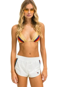 Shorts | Aviator Nation 5 STRIPE NYLON JOGGER SHORT - VINTAGE WHITE VINTAGEWHITE