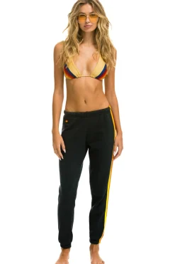 Sweatpants | Aviator Nation 5 STRIPE SWEATPANTS - CHARCOAL