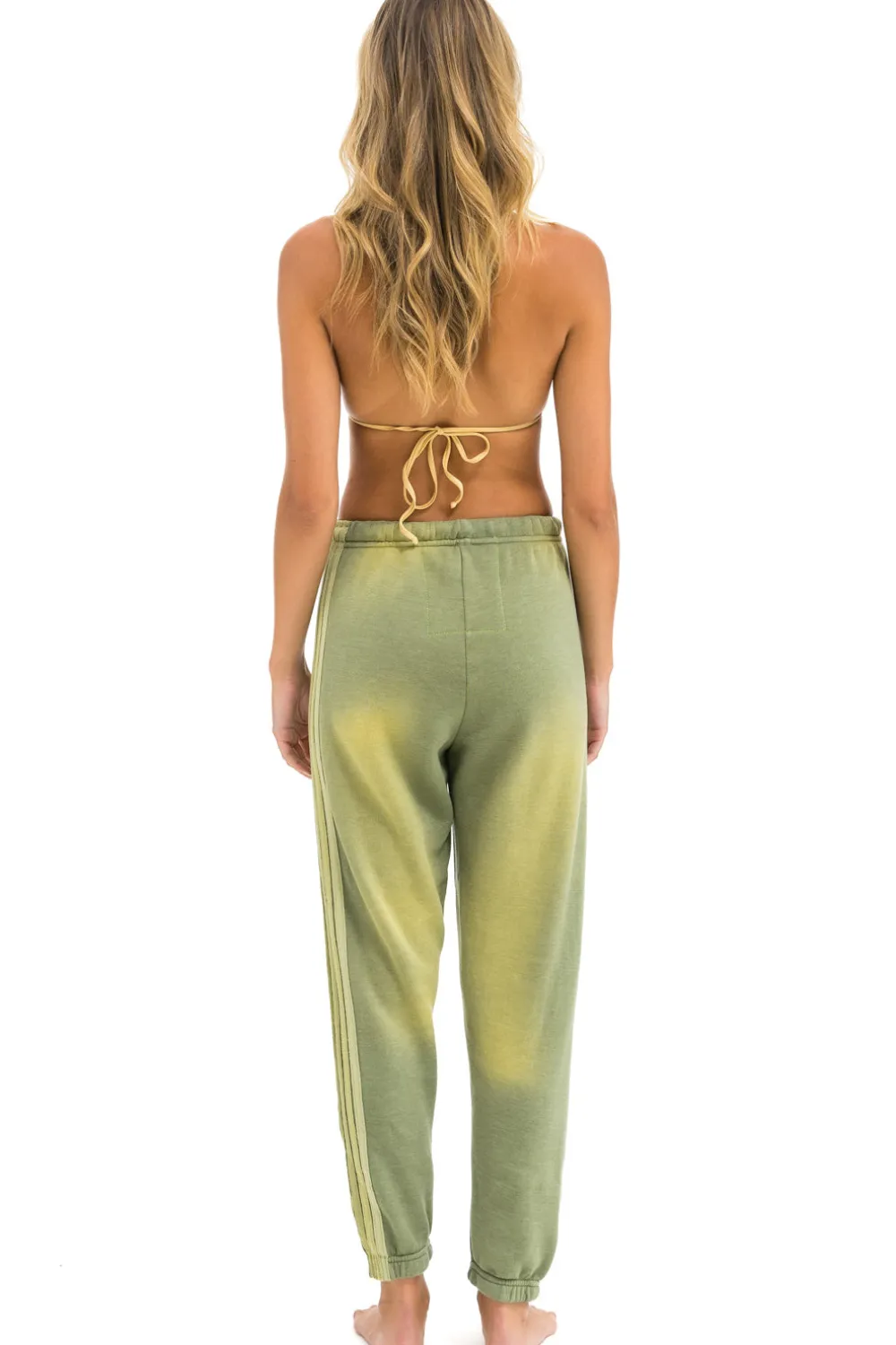 Sweatpants | Aviator Nation 5 STRIPE SWEATPANTS - FADED ARMY FADEDARMY