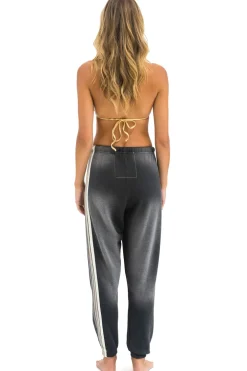 Sweatpants | Aviator Nation 5 STRIPE SWEATPANTS - FADED SMOKE FADEDSMOKE