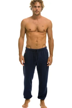Sweatpants | Aviator Nation 5 STRIPE SWEATPANTS - NAVY