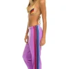 Sweatpants | Aviator Nation 5 STRIPE SWEATPANTS - NEON PURPLE // PINK PURPLE NEONPURPLE//PINKPURPLE