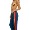 Sweatpants | Aviator Nation 5 STRIPE SWEATPANTS - ROYAL // YELLOW // PURPLE ROYAL//YELLOW//PURPLE