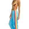 Sweatpants | Aviator Nation 5 STRIPE SWEATPANTS - SKY // NEON RAINBOW SKY//NEONRAINBOW